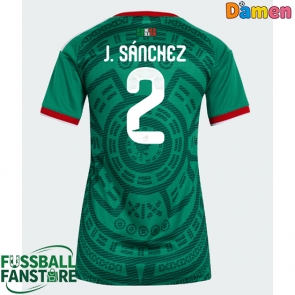 Mexiko Jorge Sanchez #2 Replik Heimtrikot Damen WM 2026 Kurzarm
